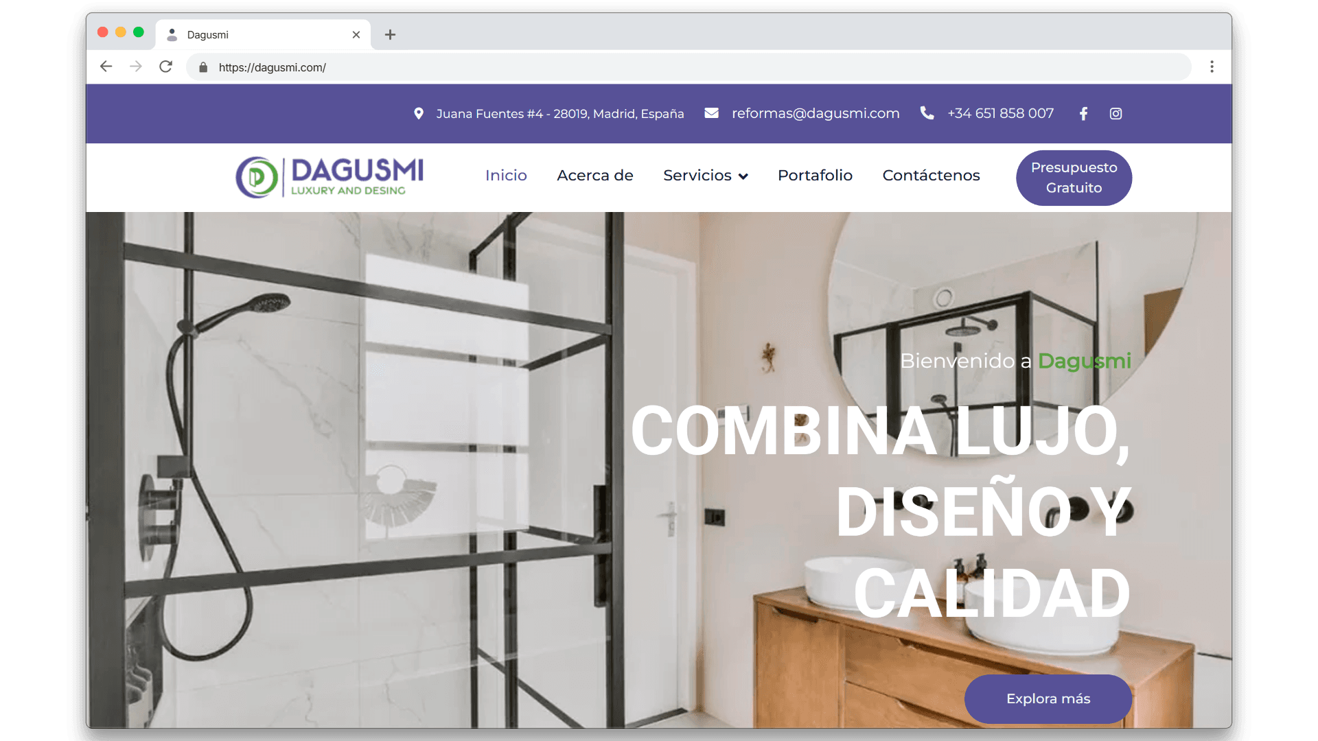 Mockup de proyecto web freelance 4 de Alexander Hidalgo